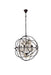 Elegant Lighting - 1130D25DB-GT/RC - Six Light Chandelier - Geneva - Dark Bronze