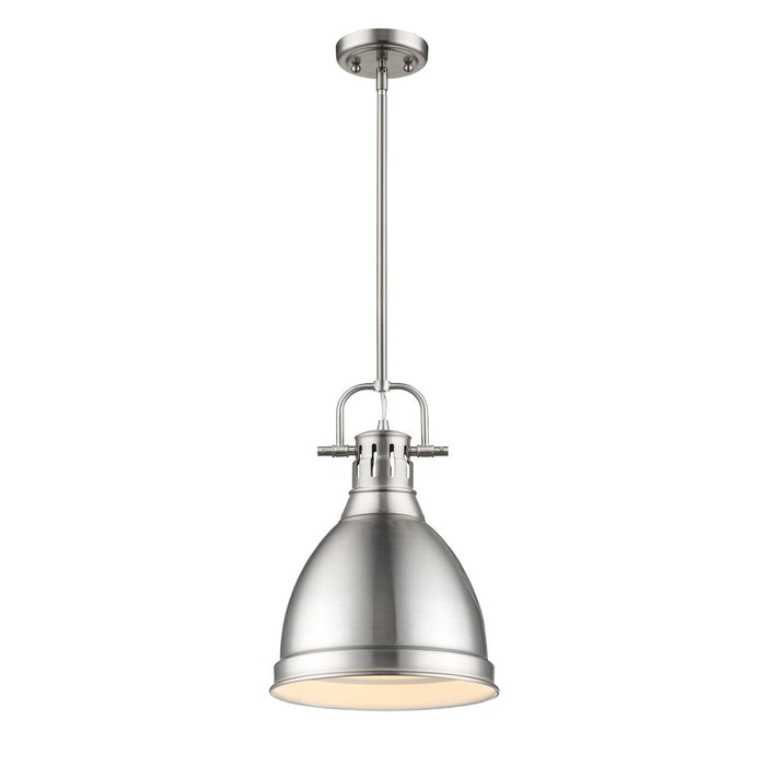 Golden - 3604-S PW-PW - One Light Pendant - Duncan - Pewter