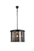 Elegant Lighting - 1208D20MB-SS/RC - Six Light Pendant - Sydney - Matte Black