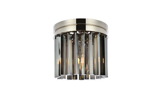 Elegant Lighting - 1208F12PN-SS/RC - Three Light Flush Mount - Sydney - Polished Nickel