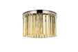 Elegant Lighting - 1208F16PN-GT/RC - Three Light Flush Mount - Sydney - Polished Nickel