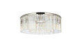 Elegant Lighting - 1208F43PN/RC - Ten Light Flush Mount - Sydney - Polished Nickel