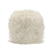Elk Home - 3169-015 - Ottoman - Betty - Silver, White Fur, White Fur
