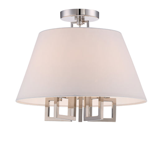Crystorama - 2255-PN_CEILING - Five Light Ceiling Mount - Westwood - Polished Nickel