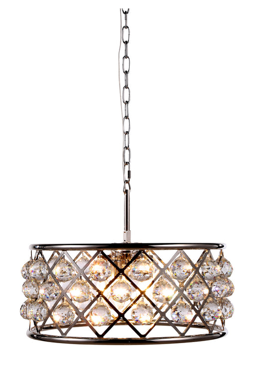 Elegant Lighting - 1214D20PN/RC - Five Light Chandelier - Madison - Polished Nickel