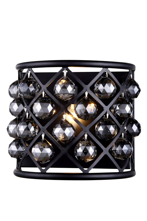 Elegant Lighting - 1214W11MB-SS/RC - One Light Wall Sconce - Madison - Matte Black