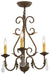 Meyda Tiffany - 115925 - Three Light Chandelier - French Elegance - Timeless Bronze