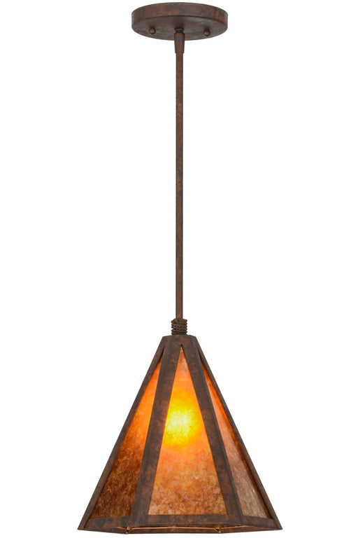 Meyda Tiffany - 115961 - One Light Pendant - Lars - Rust