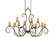 Meyda Tiffany - 117425 - Ten Light Chandelier - Clifton - Custom