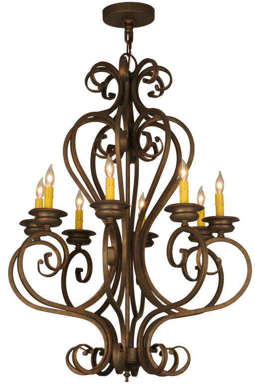 Meyda Tiffany - 117683 - Eight Light Chandelier - Fernando - French Bronze