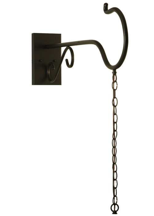 Meyda Tiffany - 132233 - One Light Wall Sconce - Shepherd`S Hook - Timeless Bronze