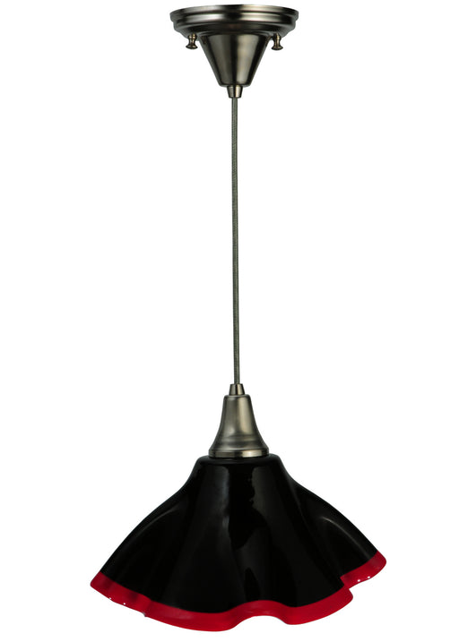 Meyda Tiffany - 132958 - One Light Pendant - Metro Fusion - Nickel