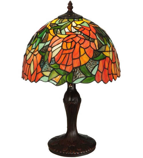 Meyda Tiffany - 134533 - One Light Accent Lamp - Lamella - Craftsman Brown,Custom,Transparent Copper