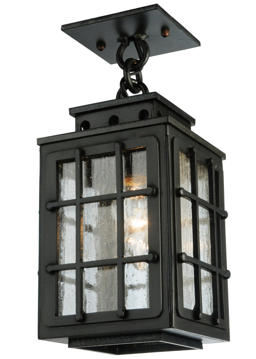 Meyda Tiffany - 136040 - One Light Pendant - Pontrefract - Craftsman Brown