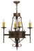 Meyda Tiffany - 136537 - Four Light Chandelier - Lorenzo - Custom