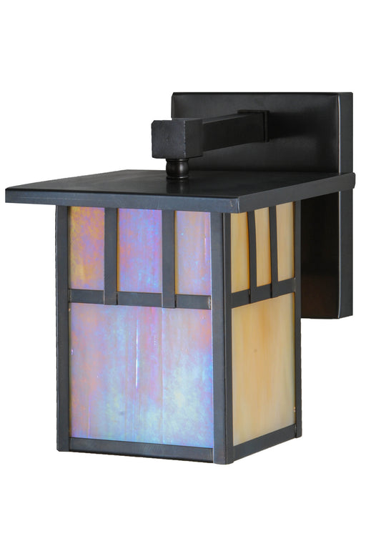 Meyda Tiffany - 142865 - One Light Wall Sconce - Hyde Park - Craftsman Brown