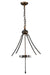 Meyda Tiffany - 142997 - Four Light Inverted Hanger - Mission - Antique Copper