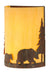 Meyda Tiffany - 143417 - Two Light Wall Sconce - Pine Tree And Bear - Custom