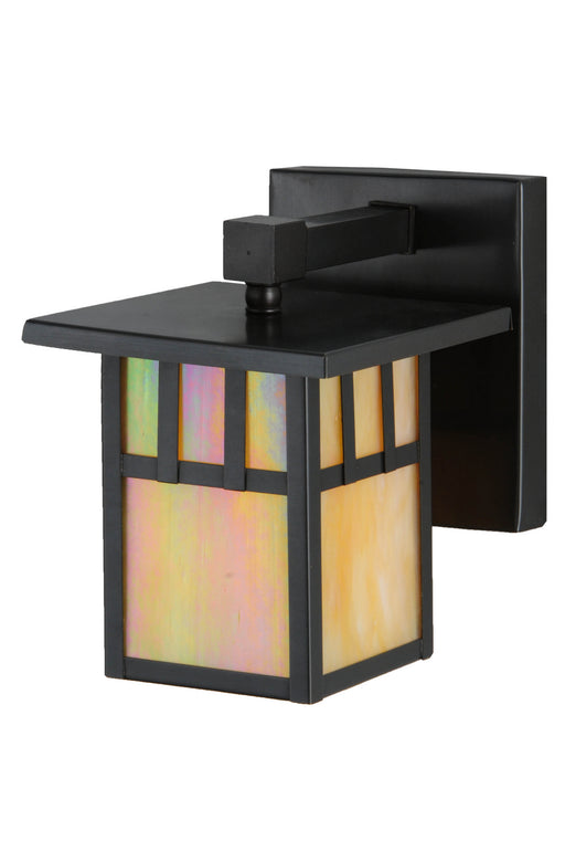 Meyda Tiffany - 142866 - One Light Wall Sconce - Hyde Park - Craftsman Brown