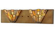 Meyda Tiffany - 145112 - Two Light Wall Sconce - Delta - Antique Copper,Custom