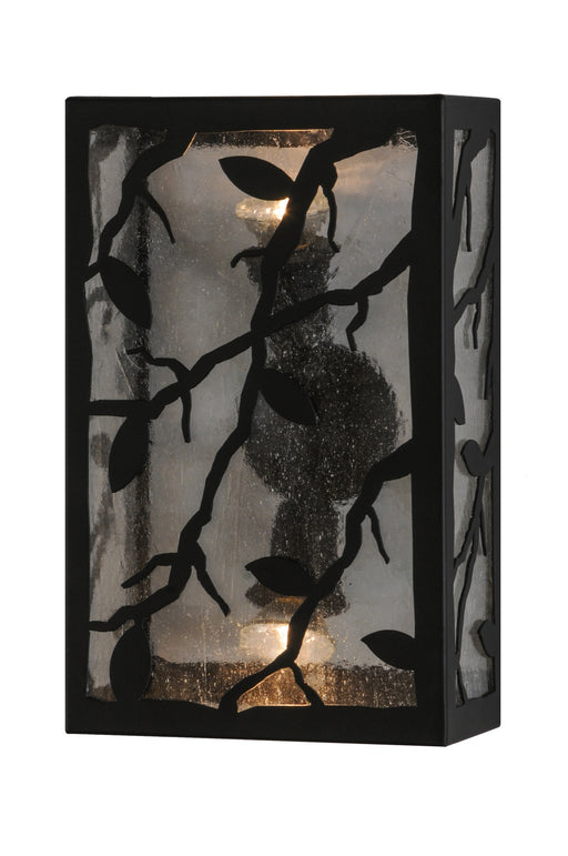Meyda Tiffany - 145124 - Two Light Wall Sconce - Branches With Leaves - Blackwash