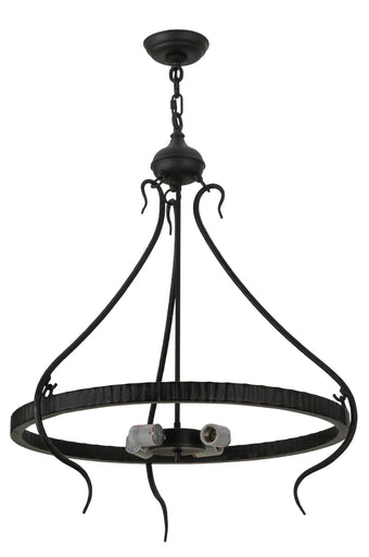 Four Light Inverted Pendant Hardware