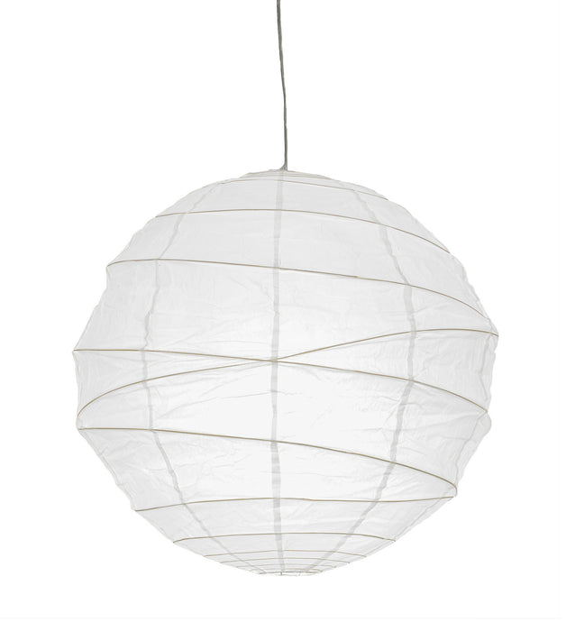 Meyda Tiffany - 153153 - One Light Pendant - Papier - White