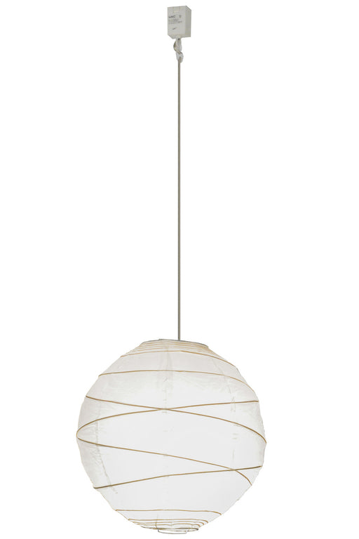 Meyda Tiffany - 153154 - One Light Pendant - Papier - White