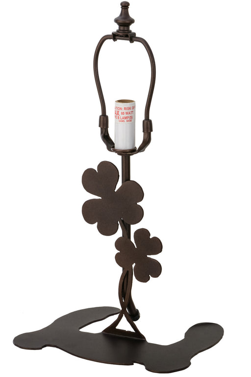 Meyda Tiffany - 154131 - One Light Table Lamp - Shamrock - Mahogany Bronze