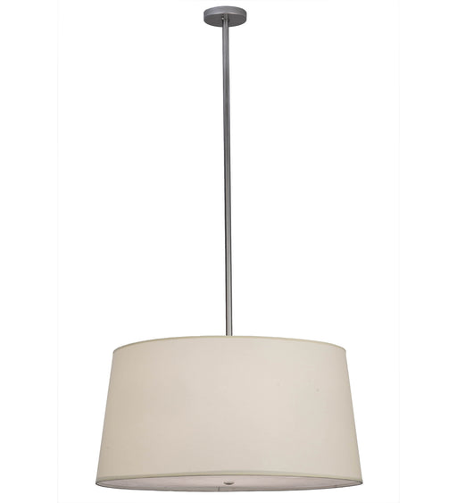 Meyda Tiffany - 154147 - Four Light Pendant - Cilindro - Brushed Nickel