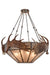 Meyda Tiffany - 154279 - Eight Light Pendant - Antlers - Antique Copper