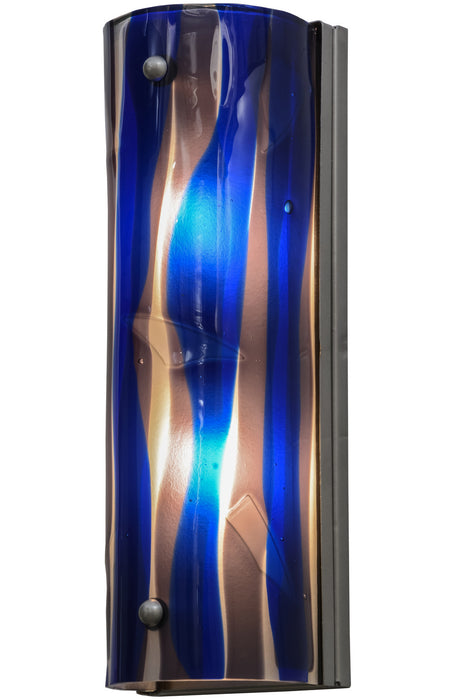 Meyda Tiffany - 154599 - Two Light Wall Sconce - Metro Fusion - Nickel
