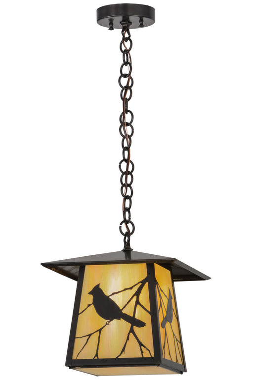 Meyda Tiffany - 155152 - One Light Pendant - Stillwater - Craftsman Brown