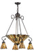 Meyda Tiffany - 156009 - Seven Light Chandelier - Delta - Polished Nickel