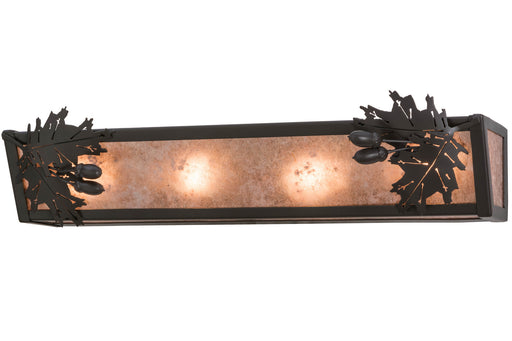 Meyda Tiffany - 156119 - Four Light Vanity - Oak Leaf & Acorn - Timeless Bronze