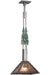 Meyda Tiffany - 156198 - One Light Pendant - Winter Pine - Steel,Rust
