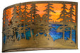 Meyda Tiffany - 156518 - Two Light Wall Sconce - Tall Pines - Antique Copper