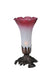 Meyda Tiffany - 15653 - One Light Accent Lamp - Pink/White Pond Lily - Antique
