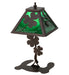 Meyda Tiffany - 156586 - One Light Accent Lamp - Shamrock - Mahogany Bronze