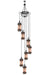 Meyda Tiffany - 156603 - Seven Light Pendant - Castellon - Costello Black/Silver Mica