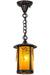 Meyda Tiffany - 156675 - One Light Pendant - Fulton - Craftsman Brown