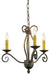 Meyda Tiffany - 156774 - Three Light Chandelier - Sienna - French Bronzed