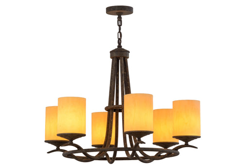 Meyda Tiffany - 156964 - Six Light Chandelier - Octavia - Antique