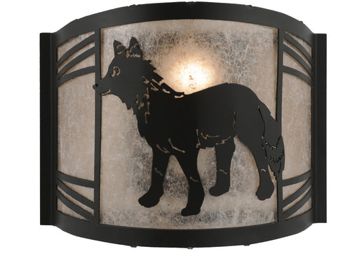 Meyda Tiffany - 157292 - One Light Wall Sconce - Fox On The Loose - Antique Copper
