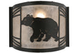 Meyda Tiffany - 157293 - One Light Wall Sconce - Happy Bear On The Loose - Antique Copper