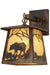 Meyda Tiffany - 157330 - One Light Wall Sconce - Bear At Dawn - Antique Copper