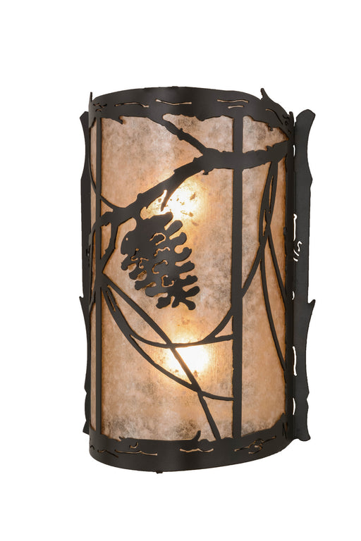Meyda Tiffany - 157666 - Two Light Wall Sconce - Whispering Pines - Timeless Bronze