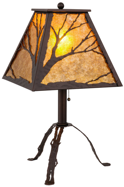 Meyda Tiffany - 158717 - One Light Table Lamp - Branches - Mahogany Bronze