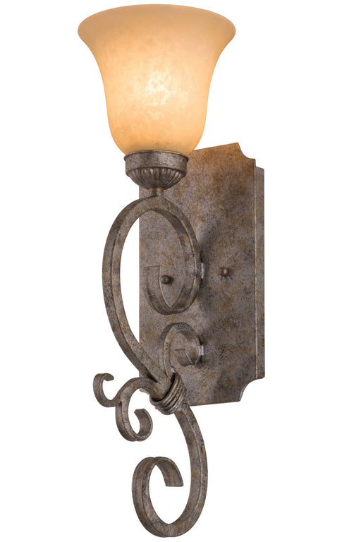Meyda Tiffany - 159082 - One Light Wall Sconce - Thierry - Brushed Nickel