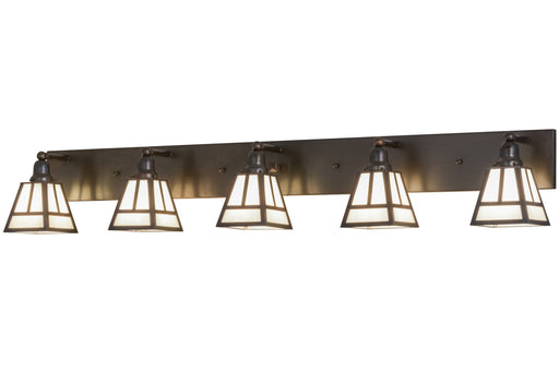 Meyda Tiffany - 159292 - Five Light Vanity - T`` Mission`` - Craftsman Brown